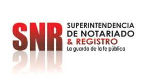 logotipo de la superintendecia de notariado y registro